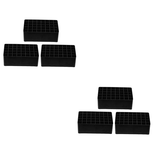 Lurrose 6 STK Markierungsbasis Dekorativer Stiftständer Speicher Für Sortiermarken Markerhalter Für Schüler Markerhalter Für Schreibtisch Tragbarer Stifthalter Markerspeicher Plastik Black von Lurrose