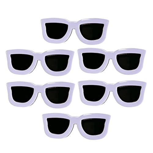 Lurrose 6 Stück Sonnenbrillen Lustige Haarspangen Mädchen-Sonnenbrillen Cartoon-Haarnadel Halloween-Haarspangen Mädchen-Haarspangen Haarspangen Für Schleifen Kinder-Sonnenbrillen von Lurrose