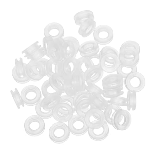 Lurrose 60 Stück Ohrclip -Waschmaschine Ohrclips-zubehör Kissen Für Ohrclips Ohrringstopper Aus Gummi Kissen Für Clip-on-Ohrringe Rückseiten Für Ohrringe Ohrgriffe Kieselgel Transparent von Lurrose