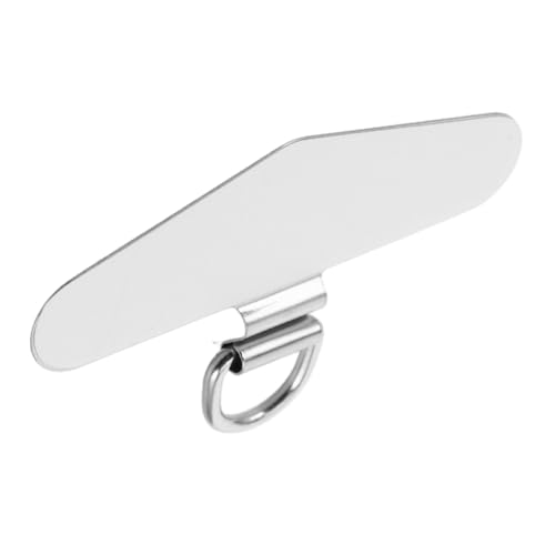 Lurrose Abstandshalter für Handy-Lanyard handy Lanyard für Handy Telefonschlaufe Telefon-Tethering-Lasche Handy-Haltegurt-Patch Telefonlasche Rostfreier Stahl Silver von Lurrose