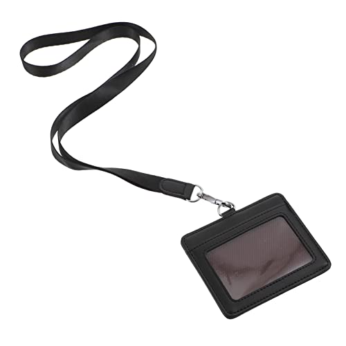 Lurrose Ausweishalter Mit Schlüsselband Tragbarer Kartenhalter Aus Hochwertigem Pu-Material Kompakter Multifunktionskartenhalter Für Einfache Handhabung von Lurrose