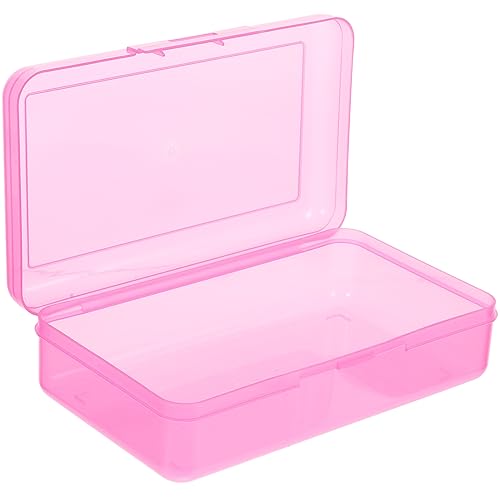 Lurrose Stift-Organizer Bleistiftbox Aus Kunststoff Federmäppchen Kinder Bleistift Box Aufbewahrungsbehälter Für Bleistifte Stifthalter Aus Kunststoff Plastik Hohe Kapazität Hülse von Lurrose