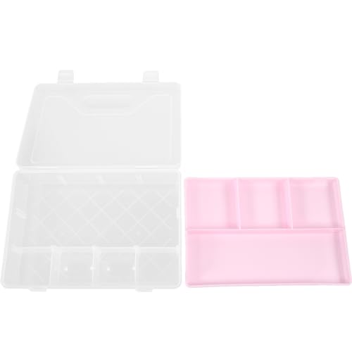 Lurrose Bleistiftbox Leichter und Wiederverwendbarer Stiftekasten Große Doppelschichtige Aufbewahrung für Bleistifte und Schreibwaren für Schule und Büro von Lurrose