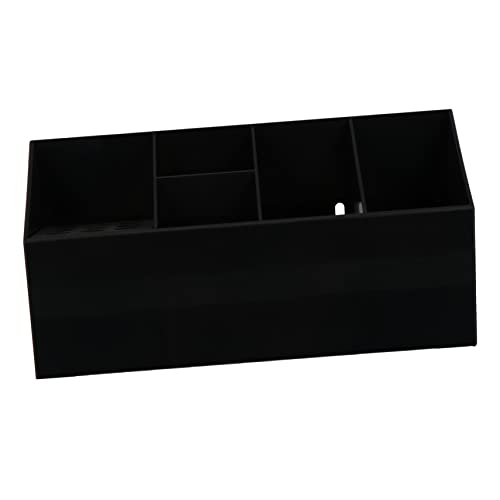 Lurrose Box Kosmetik-Aufbewahrungsbox Make-Up-Aufbewahrungs-Organizer-Box Pinsel-Organizer Desktop-Kosmetik-Organizer Pinselbecher Friseurscherenhalter von Lurrose