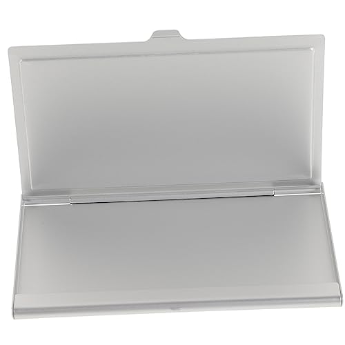 Lurrose Kartonhalter Aus Aluminium Für Visitenkarten Sublimationsbox Zum Selbermachen Leere Visitenkartenetui Mit Druck Sublimationskartenhalter Wärmeübertragungshülle Für Karten von Lurrose