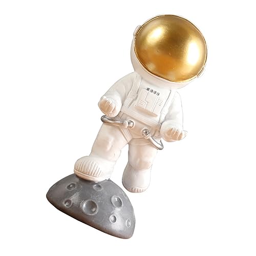 Lurrose Brillenhalterung Drehbarer Sonnenbrillenhalter Süßer Brillenhalter Astronauten-herzstück Spaceman-brillenhalter Brillenhalter-tablett Veranstalter Gläser Rotieren Weiß Naturharz von Lurrose