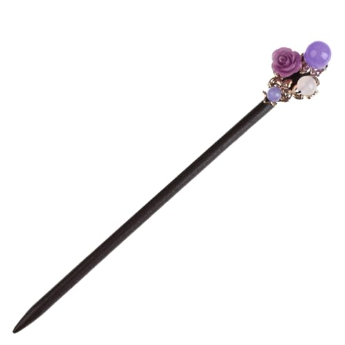 Retro Blumen-haarspange Für Frauen Antike Haarnadel Im Vintage-stil Traditioneller Haarschmuck Für Han-kleidung Elegantes Haaraccessoire Für Besondere Anlässe von Lurrose