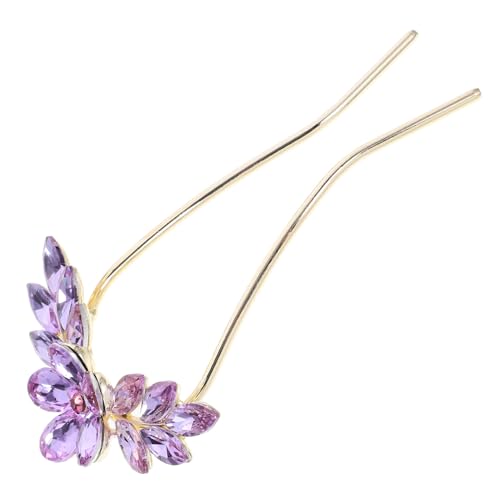 Lurrose Chinesischer Strass Haarstab Hochzeit Japanische Haarstäbchen Kristall Haarnadel Blumen Haar Essstäbchen Haarstock Haarschmuck Pin Dutts Damen Mädchen Weihnachten Geschenke von Lurrose