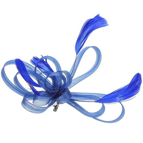 Lurrose Braut Haarspange Fascinator Stirnband Für Damen Derby-hut Haarspangen Für Vintage Kopfschmuck Fascinatoren Für Damen Fascinator-brosche Hexen Hut Hochzeit Blumendekoration Fräulein von Lurrose