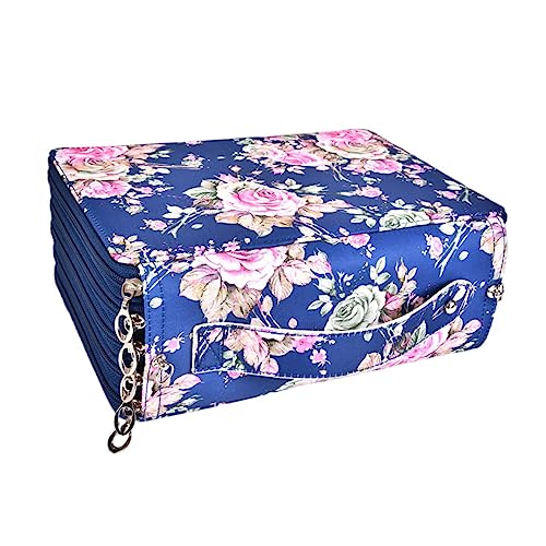 Lurrose Federmäppchen Mit Großem Fassungsvermögen Mehrschichtiges Federmäppchen Tasche Für Federmäppchen Bedrucktes Federmäppchen Stifte Mehrfarbig Polyester Veranstalter Kleine Kleinkind von Lurrose