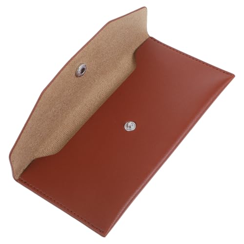 Lurrose Geldbörse Mit Geldumschlag Geldbeutel Brieftasche Mit Umschlag Wiederverwendbare Budgetumschläge Geldbörse Für Bargeld Damen Geldbörse Damen-geldbörse Geld-geldbörse Pu-Leder Brown von Lurrose