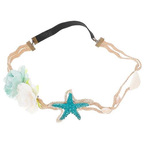 Lurrose Glitter Meerjungfrau Stirnband Nette Katze Ohr Haarbänder Mesh Haarband Kopfschmuck Party Supplies Dekorationen für Baby Mädchen Kinder (Blau) von Lurrose