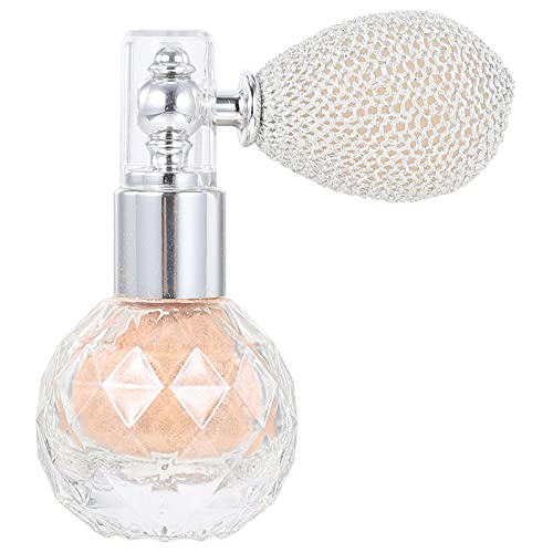 Lurrose Glitter Pulver Spray Frauen Make- Up Körper Haar Highlighter Sprayer Schimmer Sparkle Pulver Make- Up Spray für Haar Gesicht Körper Nägel Kosmetische Licht Gold von Lurrose