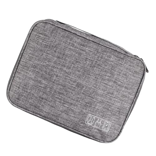 Lurrose Große Digitale Aufbewahrungstasche mit Robustem Material Vielseitiger Organizer für USB Kabel Powerbank Earphones und Karten Tragbare Packtasche für Reisen und Alltag von Lurrose