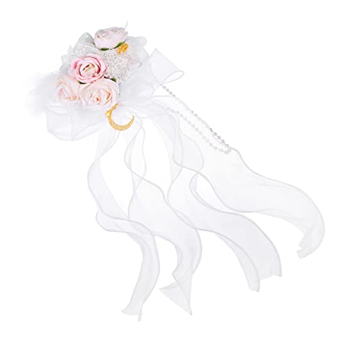 Lurrose Haarnadel Fascinator-kappe Hutklammern Vintage Pillbox-hut Teezeithut Accessoires Für Teenager-mädchen Tea-party-fascinator-hut Die Blumen Braut Hochzeitsblumen Spitze von Lurrose