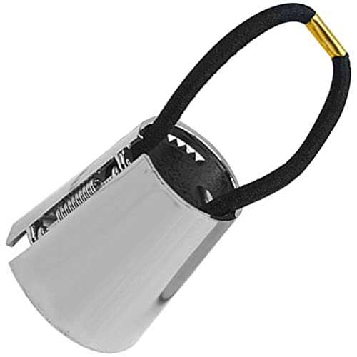 Lurrose Haarschmuck 1 Stücke Pferdeschwanz Halter Haarmanschette Metall Kreis Haarmanschette Elastische Haarband Hohe Pferdeschwanz Haargummi Für Mädchen Pferdeschwanz-Haarmanschette von Lurrose