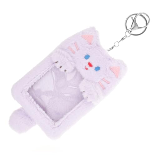 Lurrose Plüsch Kartenhalter Bus Kartenhalter Cartoon Kartenetui Rucksack Hängende Plüsch Kartenhülle Kartenetui Aus Ausweishalter Clip Ausweishülle Aus Kartenhülle Mit von Lurrose