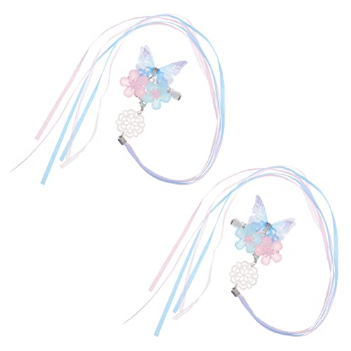 Lurrose 1 Paar Hanfu-kopfbedeckung Haarspangen Für Dickes Haar Kinder Haar Zubeh?r Haarklammern Im Chinesischen Stil Niedliche Haaraccessoires Kleidung Geschenk Mädchen Metall Acryl von Lurrose