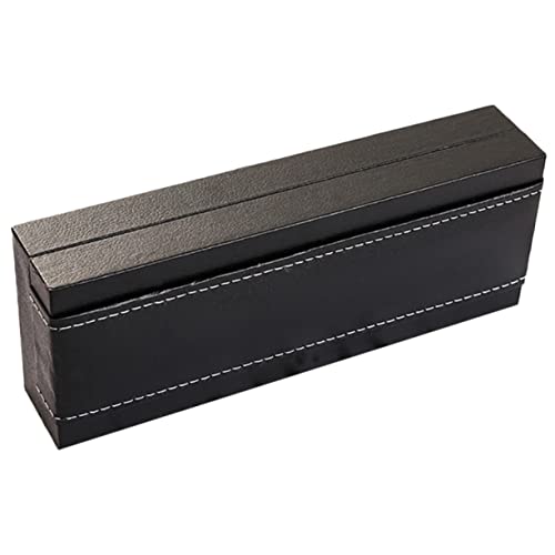 Lurrose Kasten Etui Punkt Stifte Veranstalter für Füllfederhalter für stifte stiftebox federmäppchen einzelne Federtasche Tragbarer Stift-Organizer Black von Lurrose