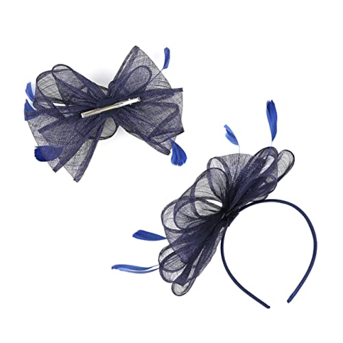 Lurrose Kopfbedeckung Für Damen Stirnband Für Die Teeparty Halloween-stirnband Haarspange Teepartyhut Damen-stirnband Derby-stirnband Derby-fascinator Mini-hut Braut Zubehör Hochzeitskleid von Lurrose