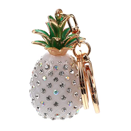 Lurrose Kreativer Ananas-Schlüsselanhänger mit Anhänger für Tasche, Schlüssel, hängende Schlüsselanhänger. von Lurrose