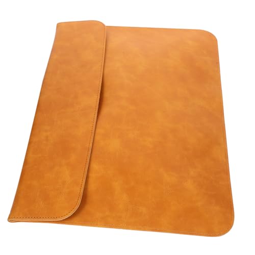 Lurrose Laptoptasche handhaben Umhängetasche Computertasche Laptop-aktentaschen Notebooktasche PC-Gehäuse Laptop-Aufbewahrungstasche Laptop-Tablet-Tasche Futter aus Superfaserimitat Brown von Lurrose