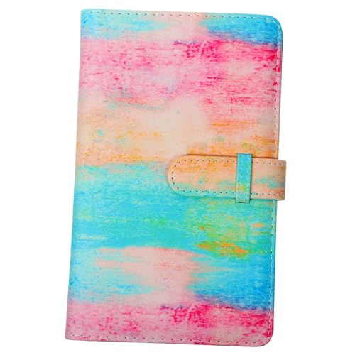 Lurrose Mini 11/9 3 Zoll Fotoalbum 96 Kartenfächer Visitenkarten-Organizer Kreditkartenhalter Namenskarten-aufbewahrung Tragbar Zufälliger Stil von Lurrose