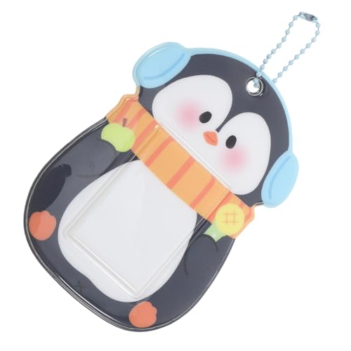 Lurrose Niedlicher Kartenhalter Aus PVC Mit Cartoon-tiermotiv Schlüsselanhängerhalter Fotohalter Multifunktionaler Kartenhalter Für Jungen Und Mädchen von Lurrose