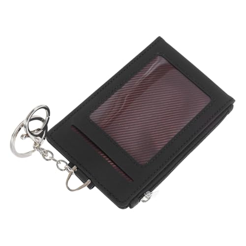 Lurrose PU Kartenhalter mit Schlüsselring für Id Karten Arbeitskarten und Buskarten Wasserdichtes Langlebiges Design für Täglichen Gebrauch und Vielseitige Anwendungen von Lurrose