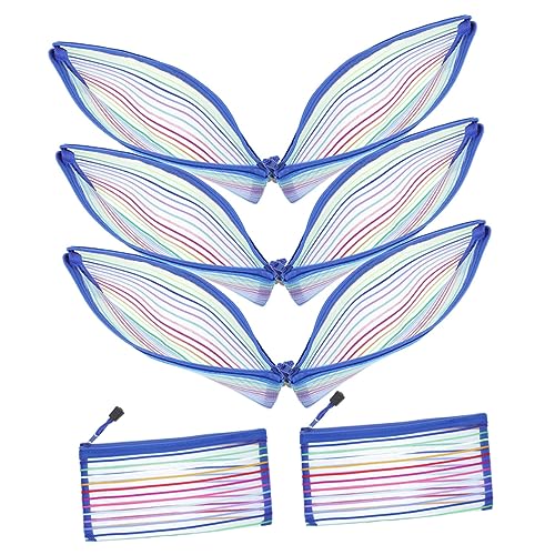 Lurrose Quittungstasche Aus Oxford Stoff Stifttasche Bleistifttasche Große Schreibwarentasche Bleistift Organizer Stiftaufbewahrungstasche Praktische Schreibwarentasche von Lurrose