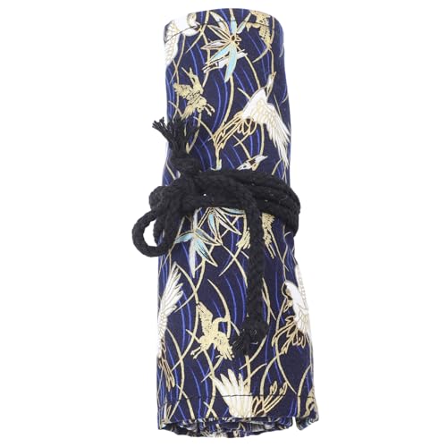 Lurrose Federmäppchen Zum Aufrollen Mit Großem Fassungsvermögen Stiftetasche Für Mädchen Buntstiftmäppchen Praktische Stifte-Organizer Tragbare Beutel Für Stifte von Lurrose