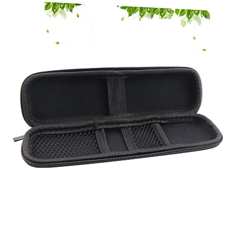 Lurrose Schule Stifte Aufbewahrungstasche Multifunktionale Schreibwaren Tasche Stift Tasche Aus Stoff Metall Eva Pu Reißverschluss Design Für Zuhause Büro Schule Schwarz von Lurrose