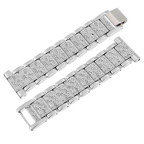 Lurrose Strass Armband Für Stilvoller Ersatzgurt Aus Einfach Zu Installieren Für Damen Herren Perfektes Zubehör Für Ihre Uhr Lurrose Strass Armband Für Stilvoller Ersatzgurt Aus Einfach Zu Installieren Für Damen Herren Perfektes Zubehör Für Ihre Uhr von Lurrose