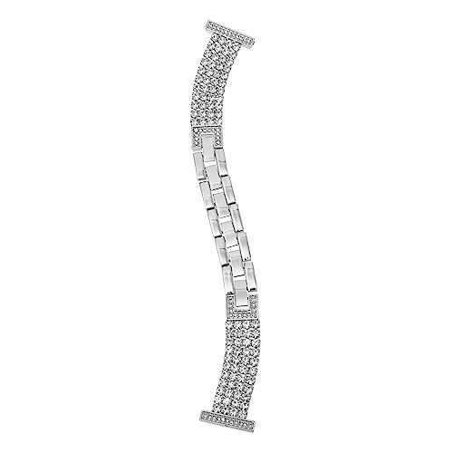 Lurrose Strass Armband Für Watch Elegantes Verstellbares Metallband Aus Rostfreiem Mit Funkelnden Strasssteinen Für Damen Herren Perfekter Ersatz Lurrose Strass Armband Für Watch Elegantes Verstellbares Metallband Aus Rostfreiem Mit Funkelnden Strasssteinen Für Damen Herren Perfekter Ersatz von Lurrose