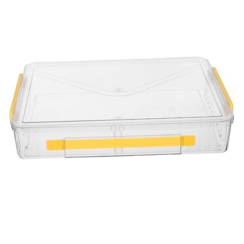 Lurrose Transparente Aufbewahrungsbox für Ausweise und Kreditkarten Praktische und Stilvolle Lösung für Aufbewahrung von Kleinen Gegenständen aus Pet Material für Organisation und von Lurrose