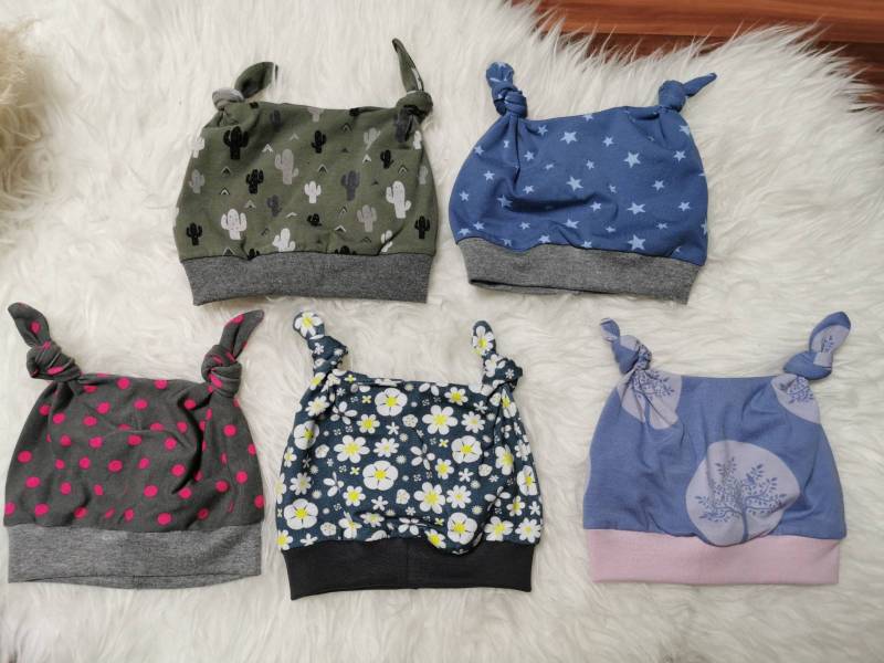 Knotenmütze Für Babies - Verschiedene Designs Gr. 74/80 Mädchen -Jungen Knotenmütze Für Babies - Verschiedene Designs Gr. 74/80 Mädchen -Jungen von LusAllerleiLaden
