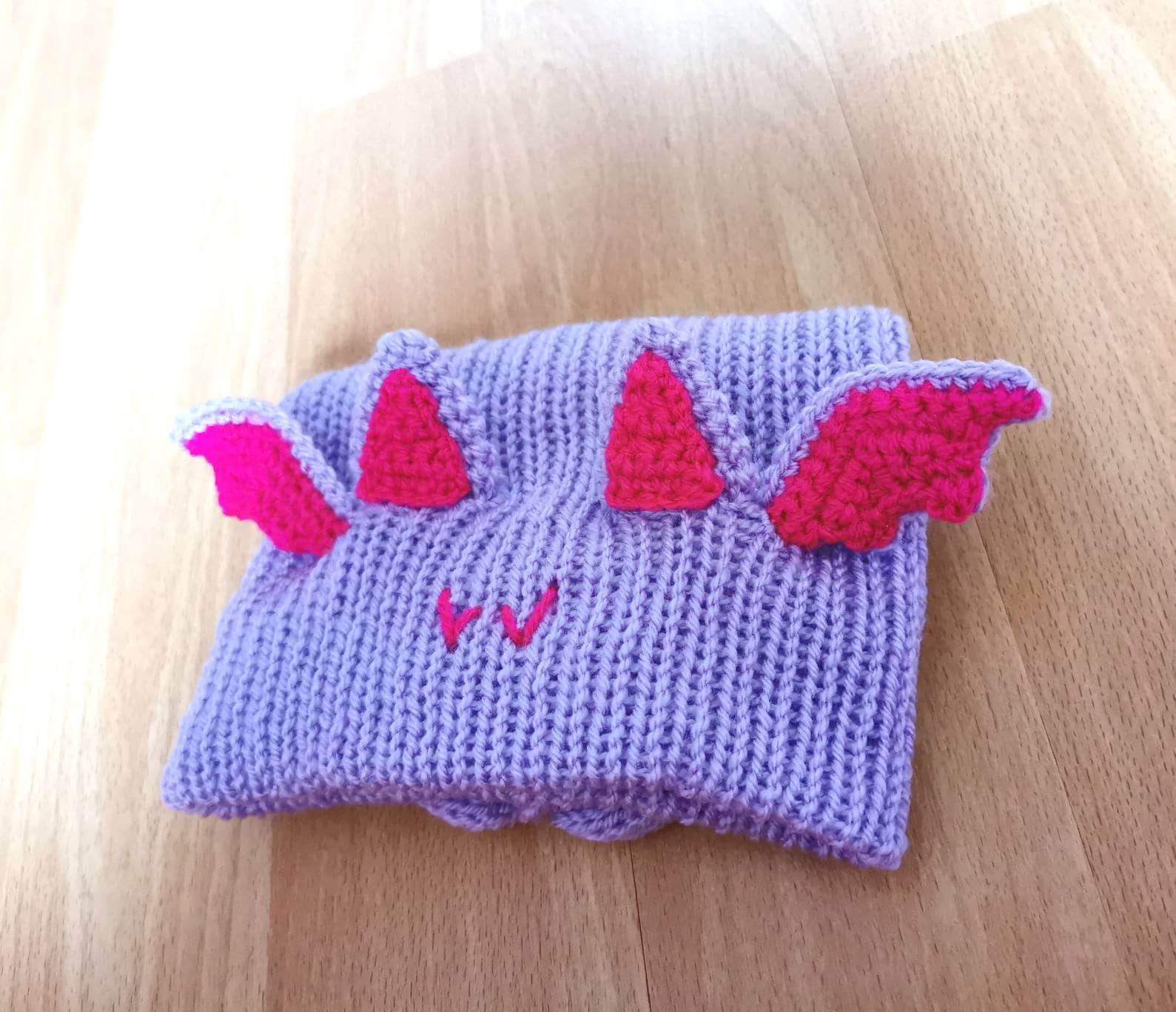 Fledermaus Mütze, Pastel Goth, Gothik Beanie Fledermaus Mütze, Pastel Goth, Gothik Beanie von LusAmigurumi