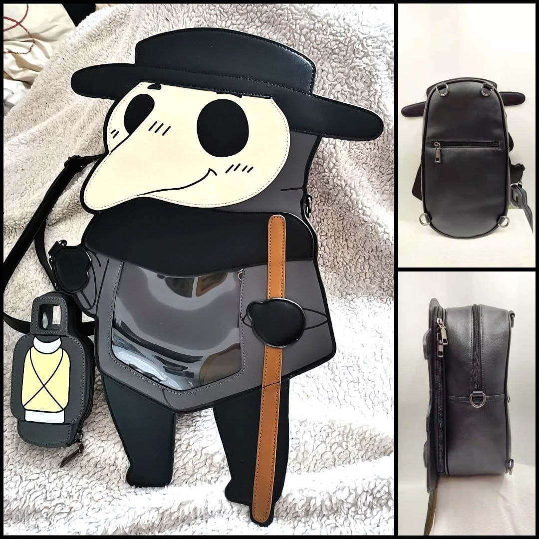 Kawaii Pestdoktor Ita Bag, Plague Doctor, Pest Doktor Rucksack, Gothik Fashion, Pest, Rpg, Pen & Paper, Arzt, Cosplay Kawaii Pestdoktor Ita Bag, Plague Doctor, Pest Doktor Rucksack, Gothik Fashion, Pest, Rpg, Pen & Paper, Arzt, Cosplay von LusAmigurumi