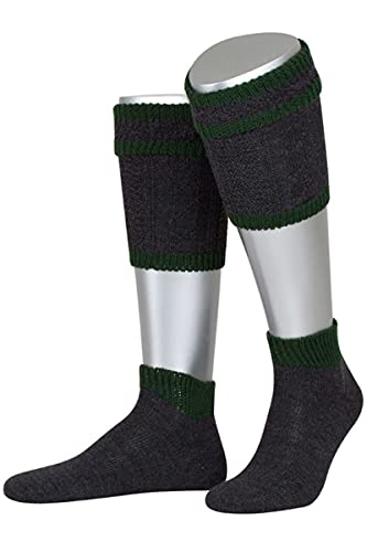 Lusana Herren 2-teiliges Loferl-Set anthrazit/tanne, 0219 - antha./tanne, 44/45 von Lusana