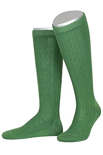 Lusana Herren Kurzhosenstrumpf smaragd, 36 - smaragd, 42/43 von Lusana