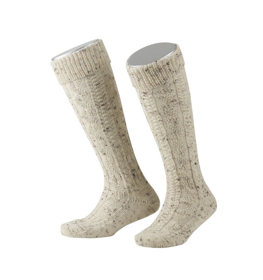 Lusana Trachtensocken L320T Kinder-Kniebundstrümpfe Loden Tweed von Lusana