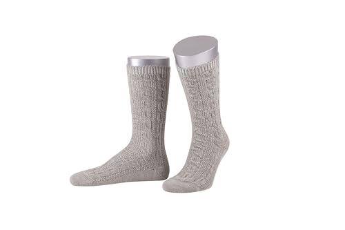 Lusana Trachtensocken Schoppersocken kurz mit Merino-Schurwolle für Herren & Damen | Trachtenschoppersocke mit 6 Zöpfen und verstärkter Ferse und Spitze | Graumeliert | Größe 40-41 Lusana Trachtensocken Schoppersocken kurz mit Merino-Schurwolle für Herren & Damen | Trachtenschoppersocke mit 6 Zöpfen und verstärkter Ferse und Spitze | Graumeliert | Größe 40-41 von Lusana