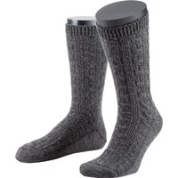 Lusana Trachtensocken mit Zopfmuster in 47 von Lusana