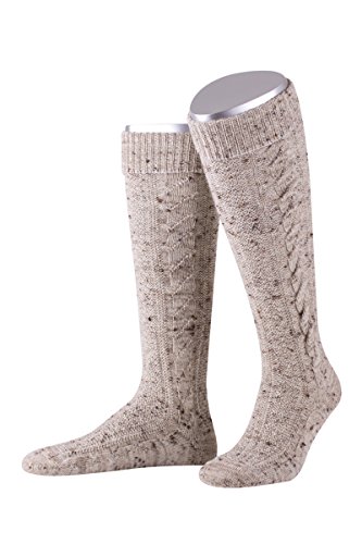 Trachten Kniestrümpfe - L8995T - naturmeliert, nußmeliert, Größe 44/45 Trachten Kniestrümpfe - L8995T - naturmeliert, nußmeliert, Größe 44/45 von Lusana