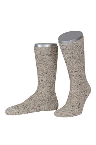 Trachten Socken - L5623 - beigemeliert von Lusana