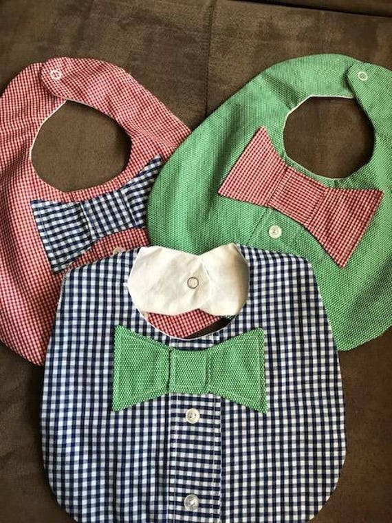 3Er Set Kleine Gentleman's Lätzchen von LusciousLoops