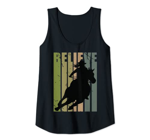 Damen Camouflage-Cowgirls Geburtstags-Pferd im Vintage-Stil Tank Top Damen Camouflage-Cowgirls Geburtstags-Pferd im Vintage-Stil Tank Top von Lush Cowgirls