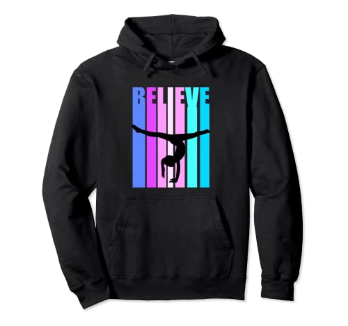 Mädchen Gymnastik motivierend inspirierender Handstand Queen Pullover Hoodie von Lush Gymnastics