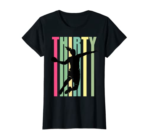 Handball 30. Geburtstag Damen Spielerteam motivierend niedlich T-Shirt von Lush Handball