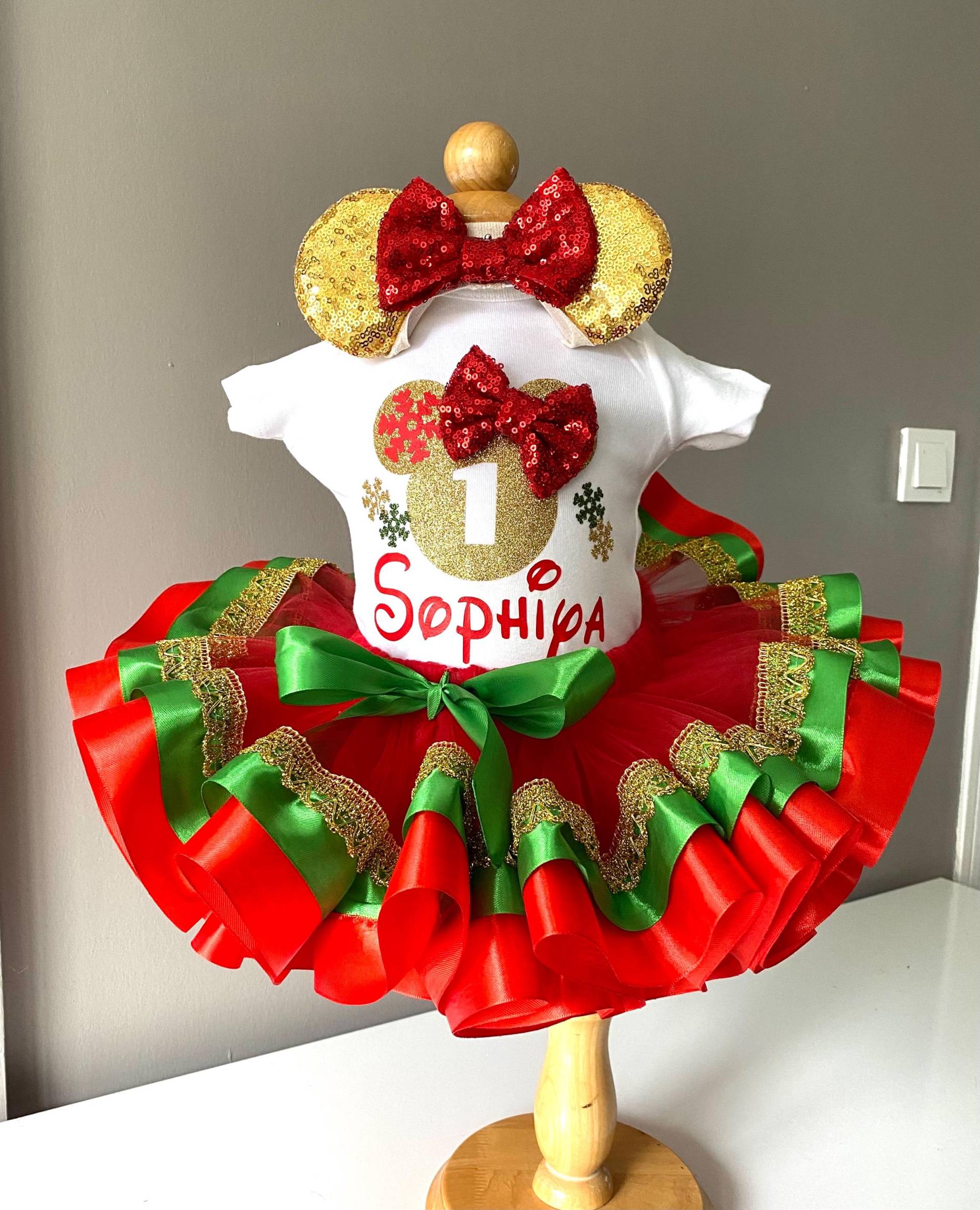 Наряу Минни Маус Nateln Рожения, Рожускин Спорировашия Мини von LushParadiseBoutique